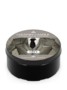 GREY DayLight Candle Cup from Kringle Candle Company's Country Candle Collection