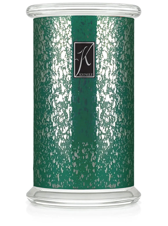 HOLIDAY GREEN MERCURY Large Jar Candle by Kringle Candle Company