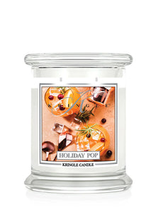 HOLIDAY POP Medium Jar Candle by Kringle Candle Company