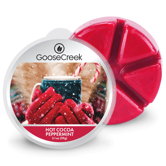 HOT COCOA & PEPPERMINT 6-Piece Wax Melts by Goose Creek Candle Co.