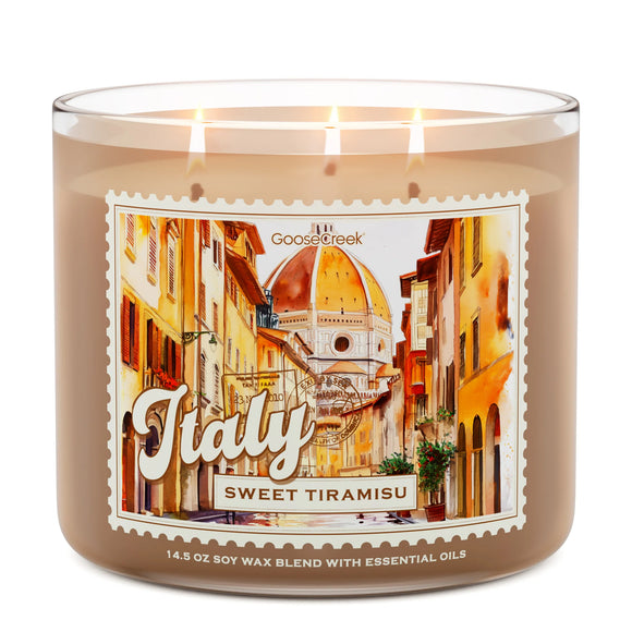 SWEET TIRAMISU ITALY Large Jar Candle - Goose Creek Candle Company