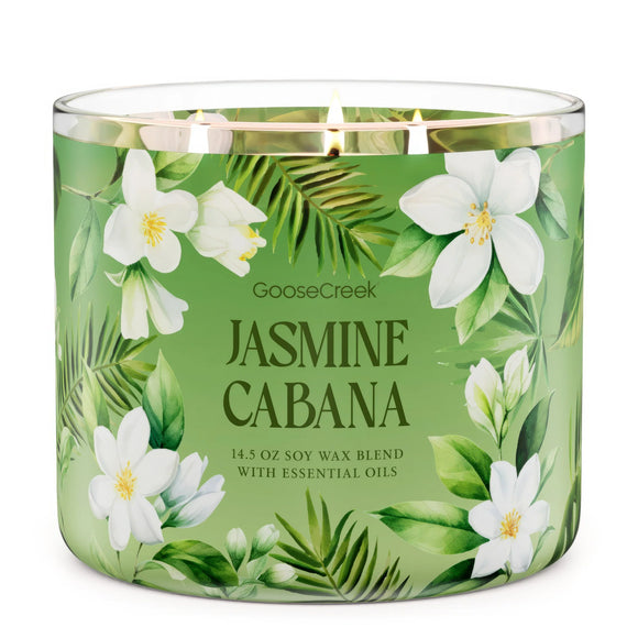 JASMINE CABANA Large Jar Candle by Goose Creek Candle Company