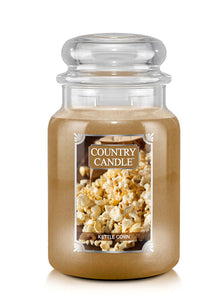 KETTLE CORN Large Jar Candle from Kringle Candle Company's Country Candle Collection