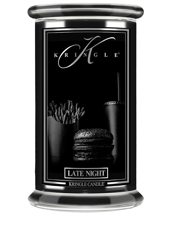 LATE NIGHT Large Jar Luxury Candle by Kringle Candle Company