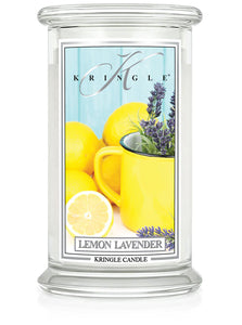 LEMON LAVENDER Medium Jar Candle by Kringle Candle Company