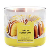 LEMON BUTTER CAKE Large Jar 3-Wick Candle - Goose Creek Candle