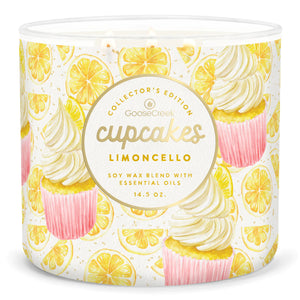 LIMONCELLO CUPCAKES Large 3-Wick Candle by Goose Creek Candle Company