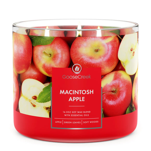 MACINTOSH APPLE Large Jar Candle by Goose Creek Candle Company