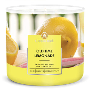 OLD TIME LEMONADE Large 3-Wick Jar Candle by Goose Creek Candle Company