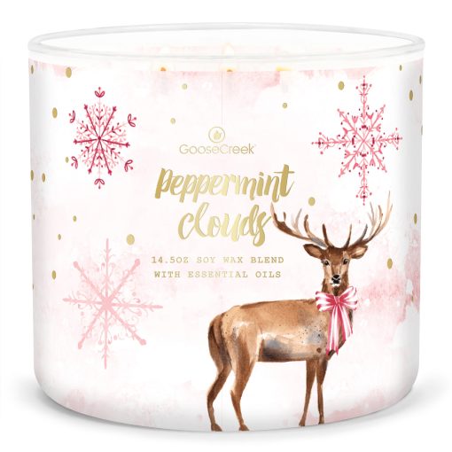 PEPPERMINT CLOUDS Large Jar Candle by Goose Creek Candle Company