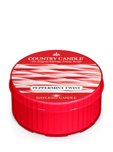 PEPPERMINT TWIST DayLight Candle Cup by Country Candle Company
