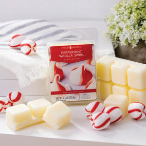 PEPPERMINT VANILLA SWIRL 6-Piece Wax Melt by Candle Warmers Etc.