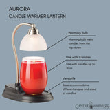 AURORA (PEWTER) Candle Warmer Lamp - Candle Warmers Etc.