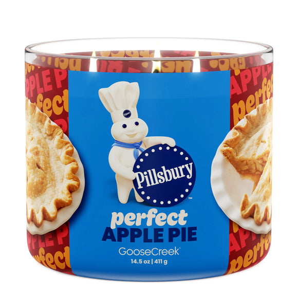 PERFECT APPLIE PIE Large Jar Candle - Goose Creek Candle (Pillsbury Collection)