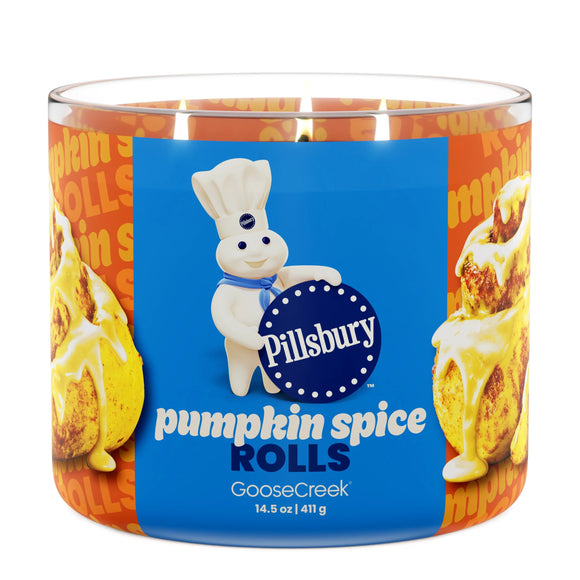 PUMPKIN SPICE Large Jar Candle - Goose Creek Candle (Pillsbury Collection)