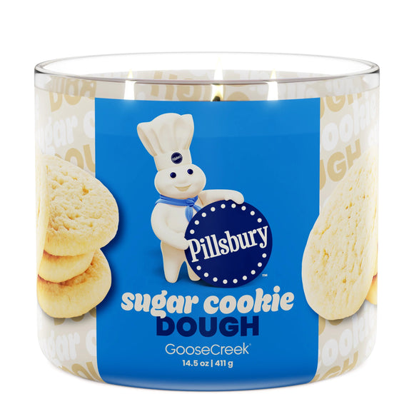 SUGAR COOKIE DOUGH Large Jar Candle - Goose Creek Candle (Pillsbury Collection)