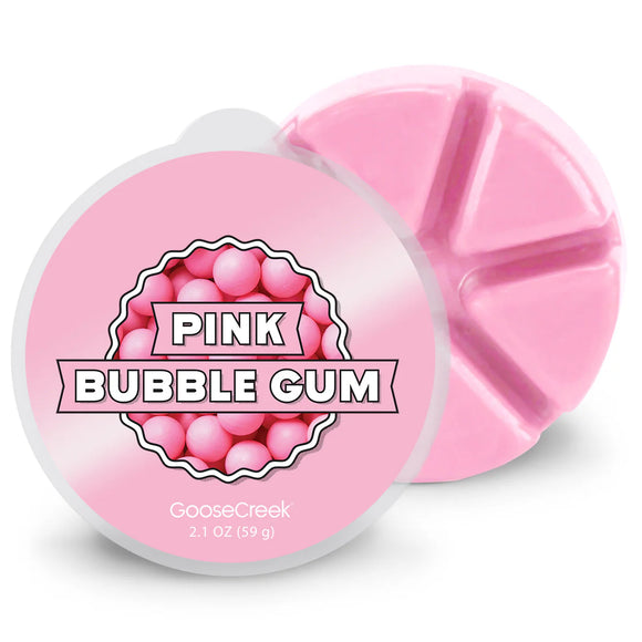 PINK BUBBLE GUM 6-Piece Wax Melts by Goose Creek Candle Company