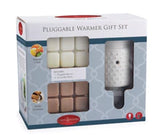 WHITE HOBNAIL PLUGGABLE FRAGRANCE WARMER GIFT SET by Candle Warmers Etc.