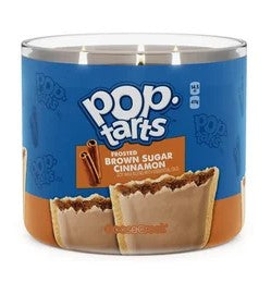 FROSTED BROWN SUGAR CINNAMON Large Jar 3-Wick Candle - Goose Creek Candle (Pop Tart Collection)
