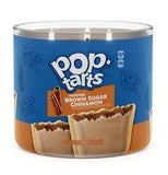 FROSTED BROWN SUGAR CINNAMON Large Jar 3-Wick Candle - Goose Creek Candle (Pop Tart Collection)