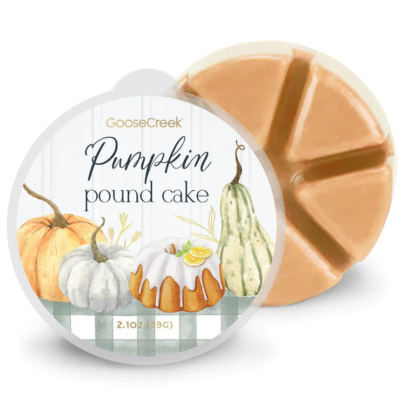 PUMPKIN POUND CAKE 6-Piece Wax Melts by Goose Creek Candle Company