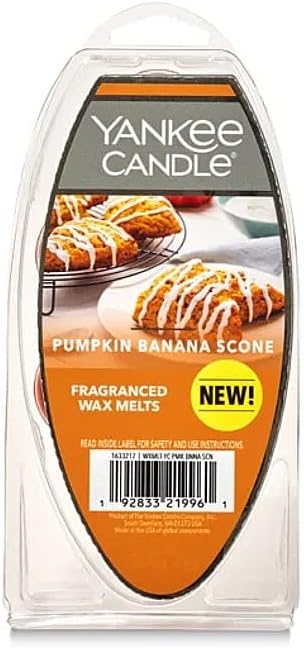 PUMPKIN BANANA SCONE 6-Piece Wax Melts by Yankee Candle