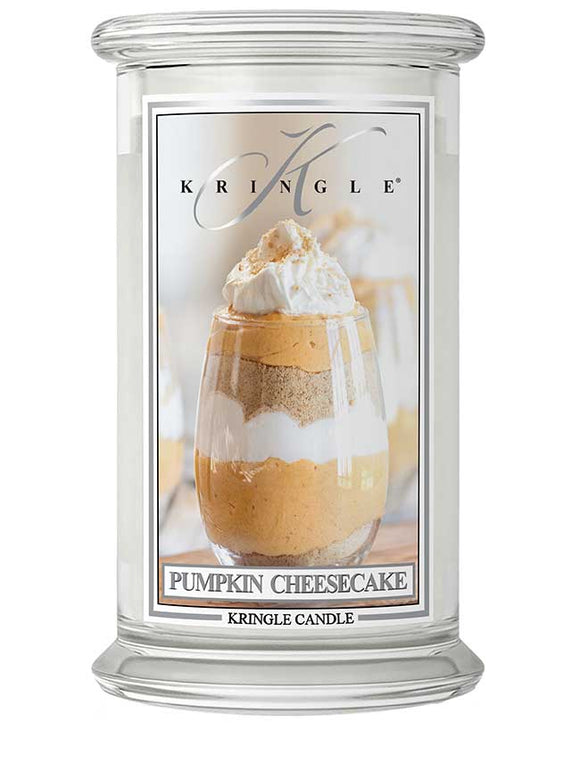 PUMPKIN CHEESECAKE Large Jar Candle by Kringle Candle Company