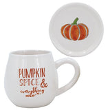 16 oz. PUMPKIN SPICE MUG & COASTER SET