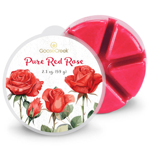 PURE RED ROSE 6-Piece Wax Melt by Goose Creek Candle Company