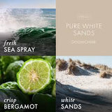 PURE WHITE SANDS Large Jar Candle - Goose Creek Candle