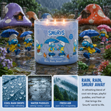 RAIN, RAIN, SMURF AWAY Large Jar 3-Wick Candle - Goose Creek Candle (A Smurfs Collection)