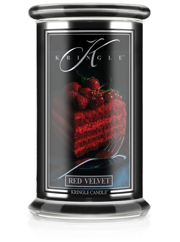 RED VELVET Large Jar Candle by Kringle Candle Company