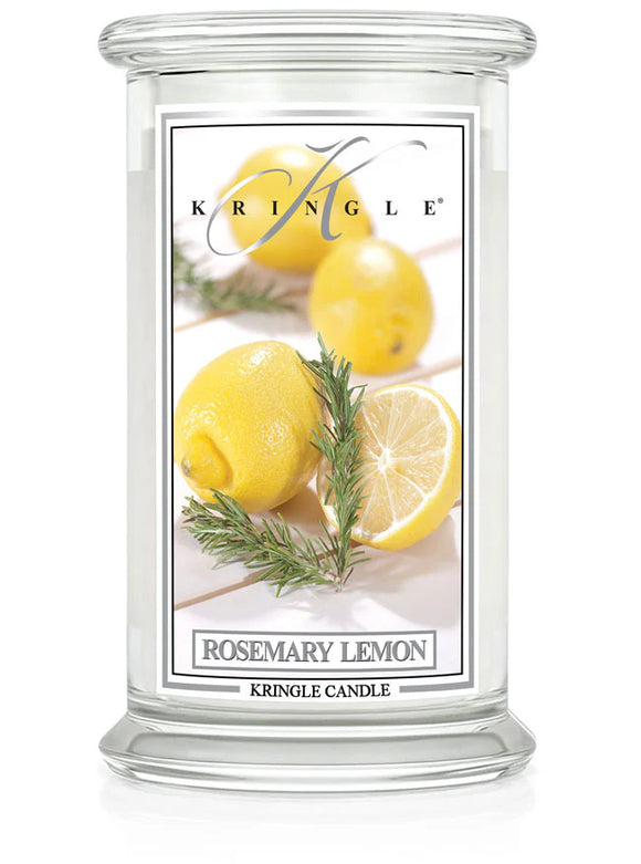 ROSEMARY LEMON Large Jar Candle - Kringle Candle Company