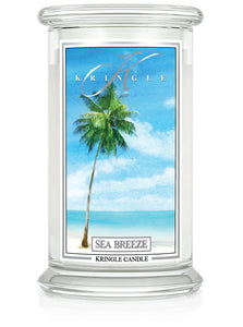 SEA BREEZE Large Jar Candle by Kringle Candle Company