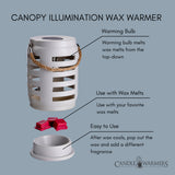 SHUTTER LANTERN CANOPY Illumination Warmer - Candle Warmers, Etc