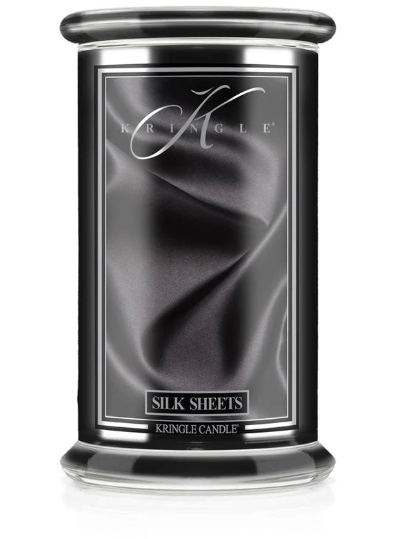 SILK SHEETS Large Jar Candle by Kringle Candle Company