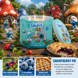 SMURFBERRY PIE Large Jar 3-Wick Candle - Goose Creek Candle (A Smurfs Collection)
