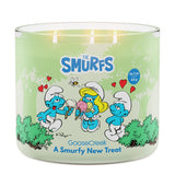 A SMURFY NEW TREAT Large Jar 3-Wick Candle - Goose Creek (Smurf Collection)