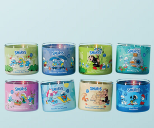 SMURFTASTIC! Large Jar 3-Wick Candle - Goose Creek (A Smurfs Collection)