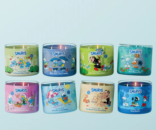 SMURFTASTIC! Large Jar 3-Wick Candle - Goose Creek (A Smurfs Collection)