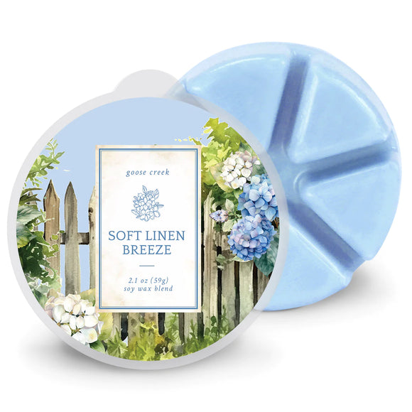 SOFT LINEN BREEZE 6-Piece Wax Melt by Goose Creek Candle Co.