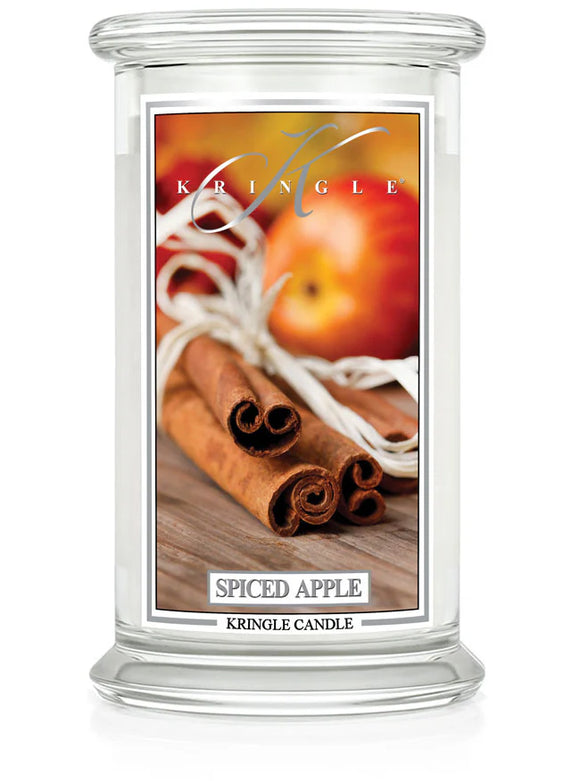SPICED APPLE Large Jar Candle by Kringle Candle Company