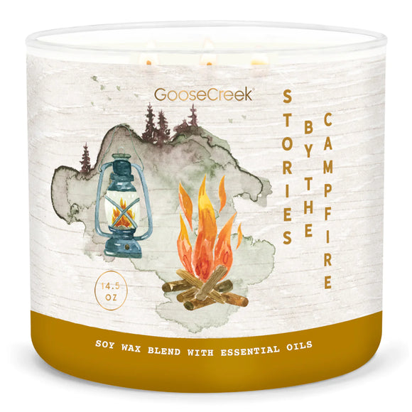 STORIES BY THE CAMPFIRE Large 3-Wick Candle by Goose Creek Candle Company