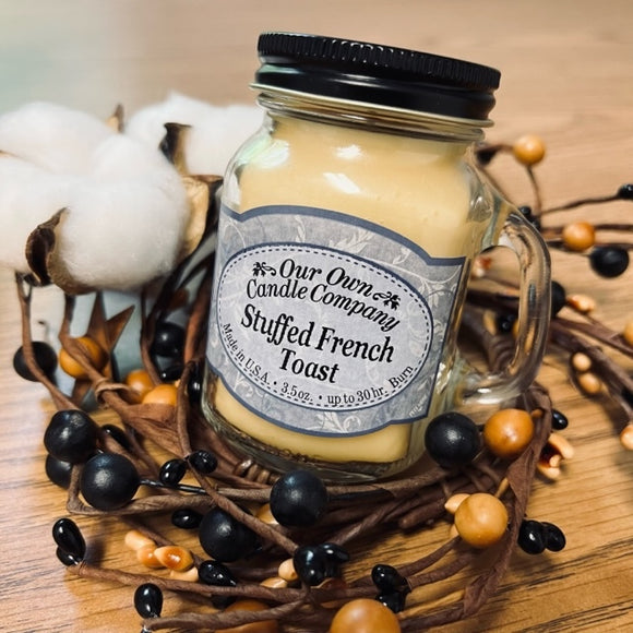 STUFFED FRENCH TOAST Mini Jar Candle by Our Own Candle Company