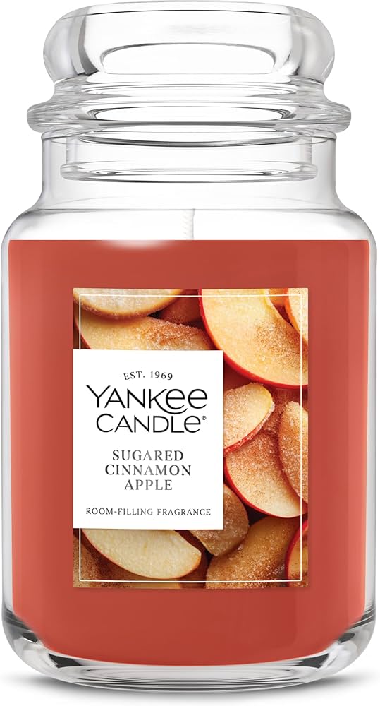 SUGARED CINNAMON APPLE Large Jar Candle - Yankee Candle