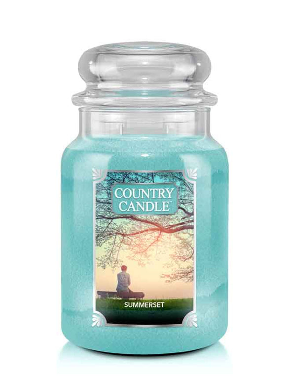 SUMMERSET Large Jar Candle from Kringle Candle Company's Country Candle Collection