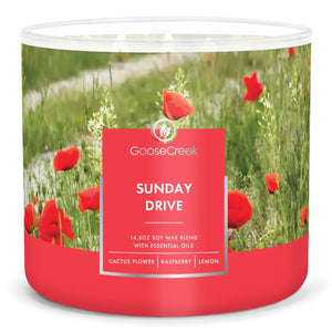 SUNDAY DRIVE Large 3-Wick Jar Candle by Goose Creek Candle Company