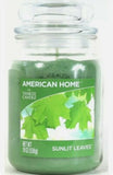 SUNLIT LEAVES Large Jar Candle - American Home by Yankee Candle