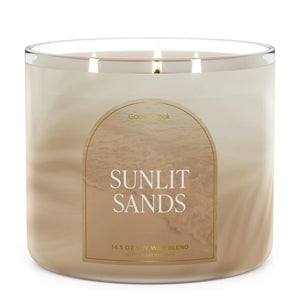 SUNLIT SANDS Large 3-Wick Jar Candle from Goose Creek Candle Company