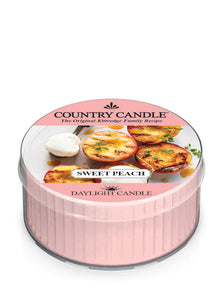 SWEET PEACH DayLight Cup Candle from Kringle Candle Company's Country Candle Collection